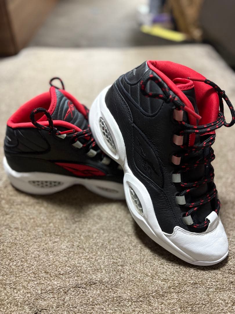 reebok question バスケットシューズ ブラック
