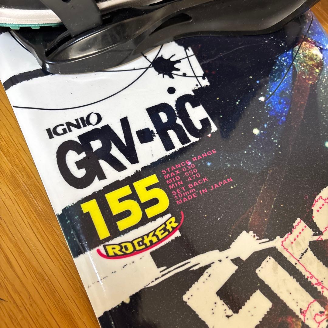 IGNIO 155cm ロッカー × ビンディング × ブーツ28.0cm