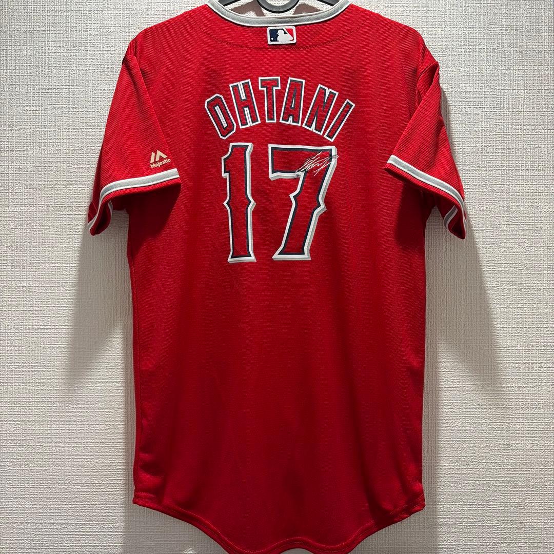 【正規品】エンジェルス　YOUTH Lサイズユニフォーム　大谷翔平　サイン刺繍