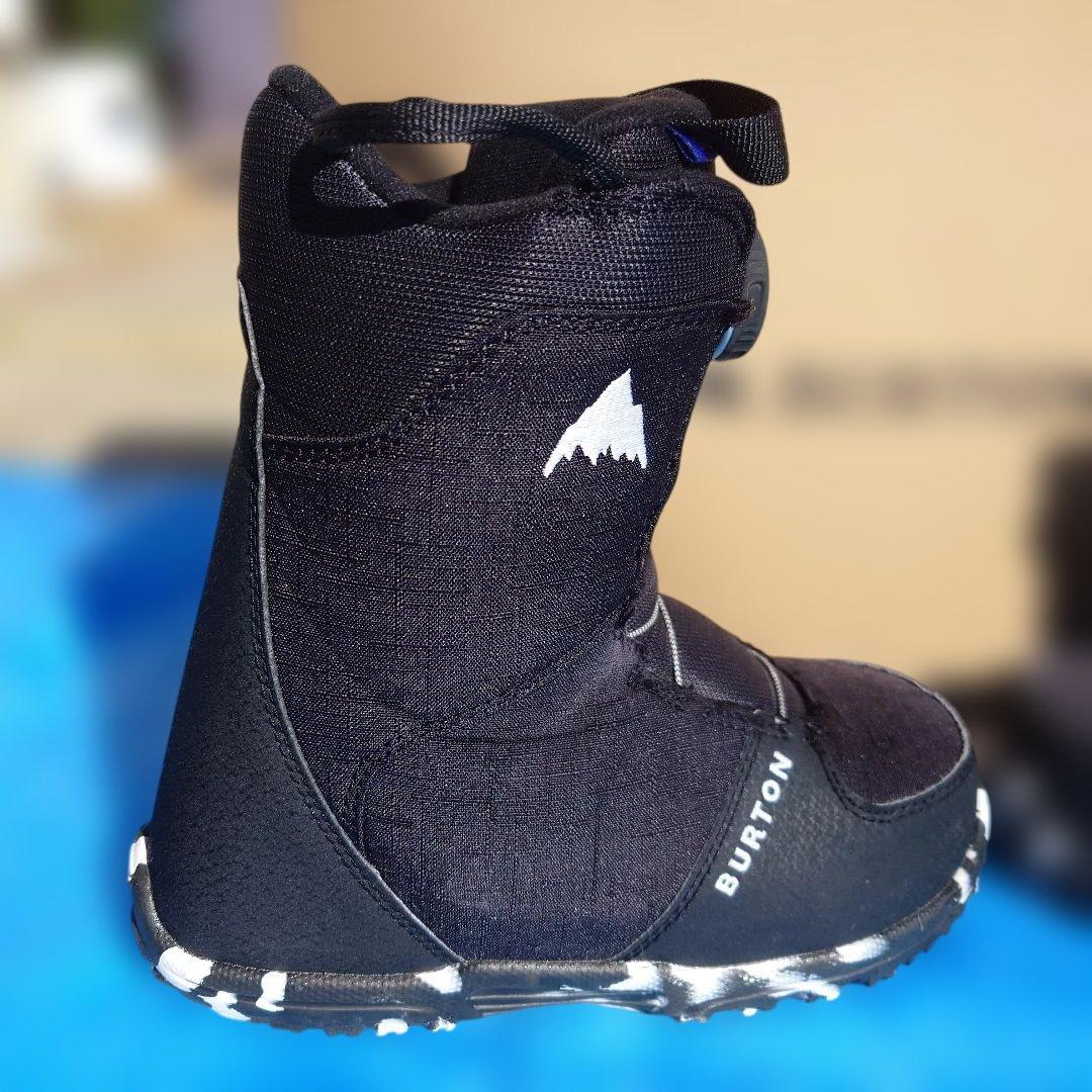 BURTON GROM BOA子ども用スノーボードブーツ ブラック 21cm