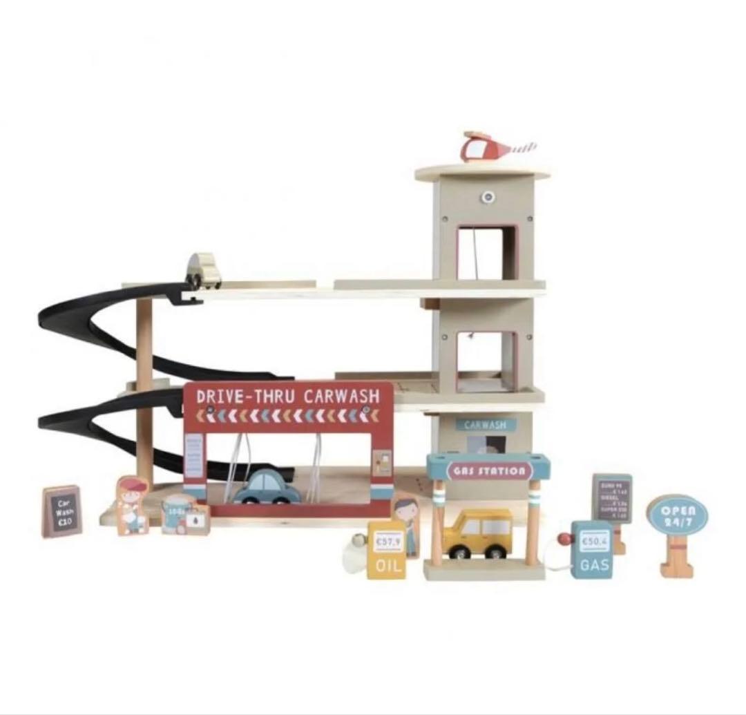 Little dutch Garage木製 レールウェイコレクション