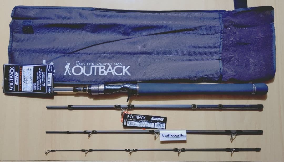 ロッド tailwalk OUTBACK NC604H 50%off