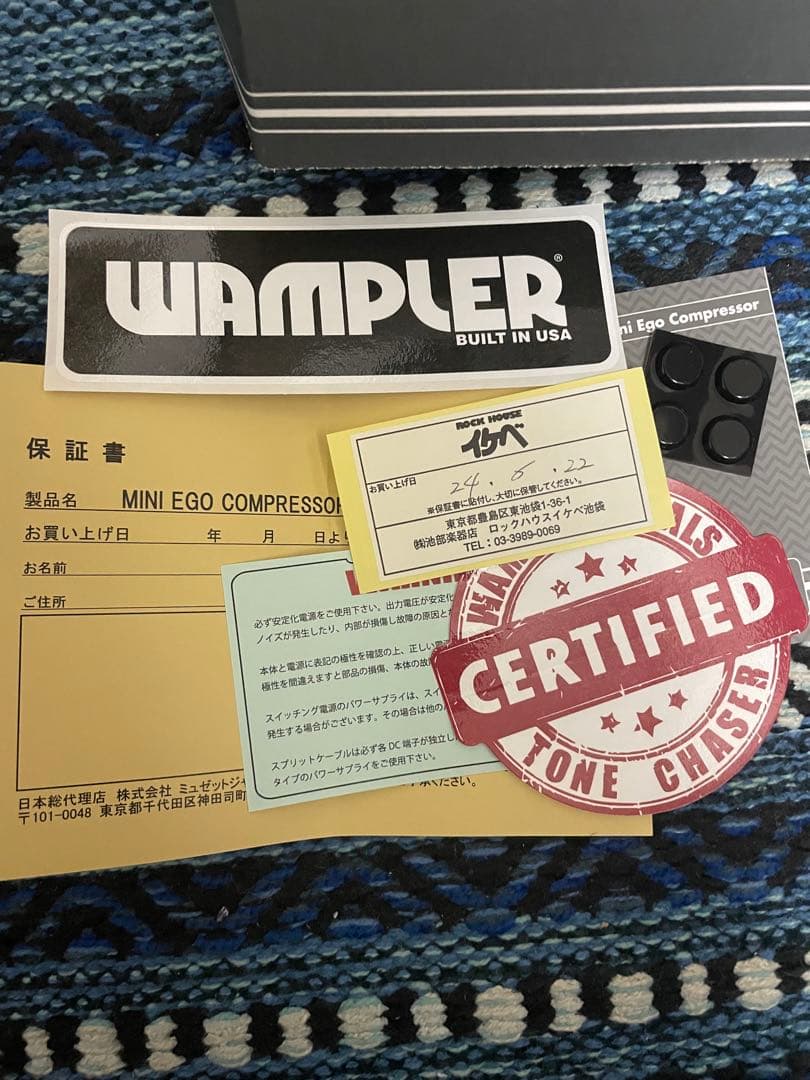ギター Wampler Pedals mini Ego Compressor