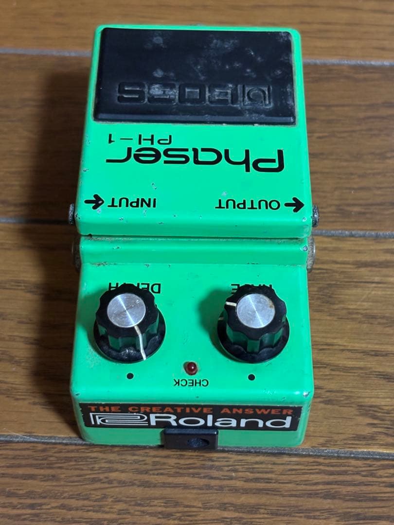 Boss Phaser PH-1 銀ネジ スケルトンスイッチ シリアル7000