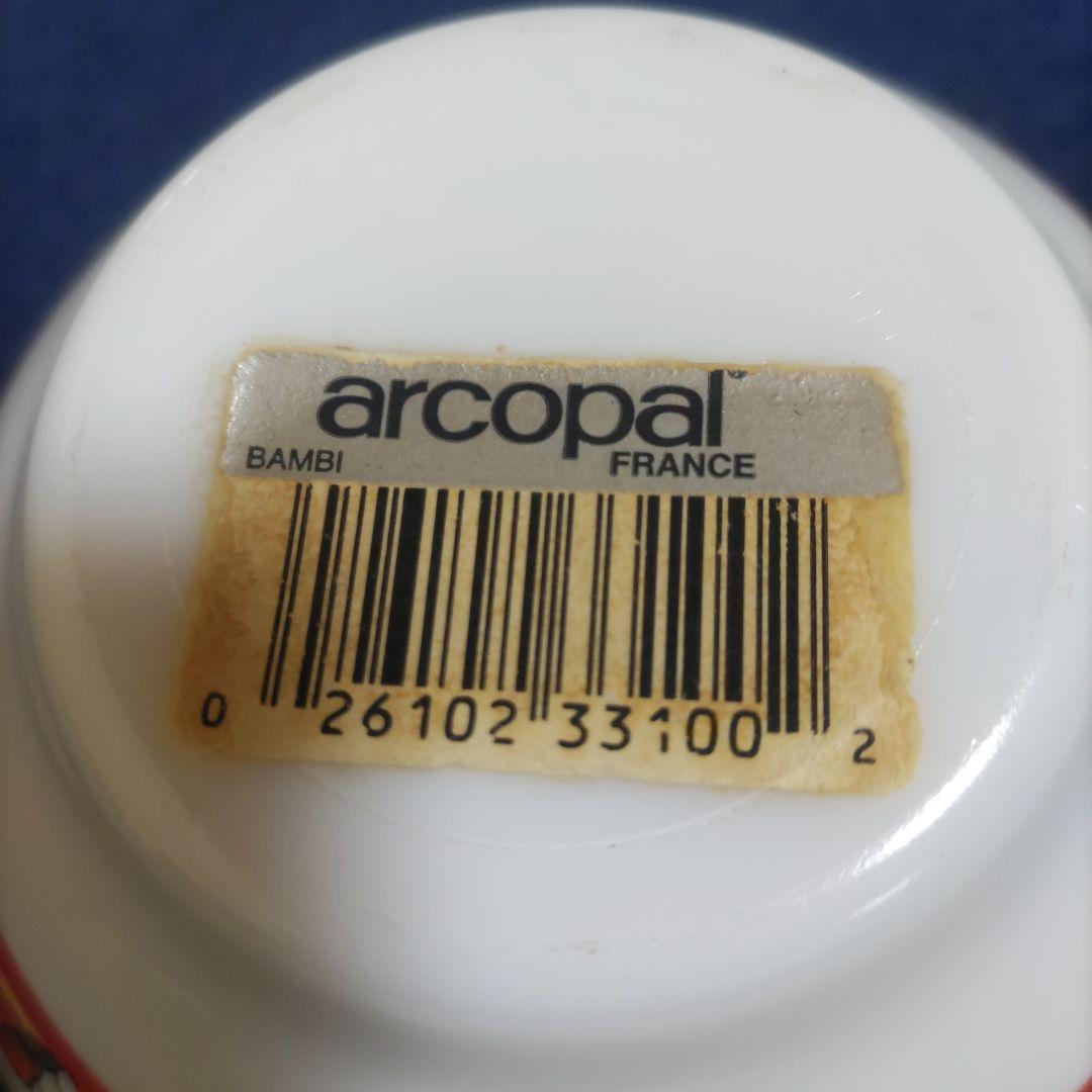 Vintage アルコパル　フランス　ディズニー　バンビ　とんすけ　食器