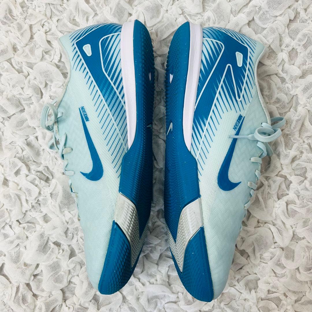 NIKEナイキフットサルシューズ26.5希少完売品レアブルー室内インドアサッカー