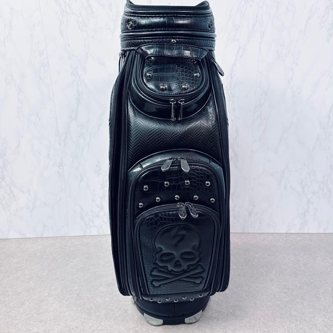 【極美品・限定品】ダンスウィズドラゴン キャディバッグ スタッズ付 ブラック