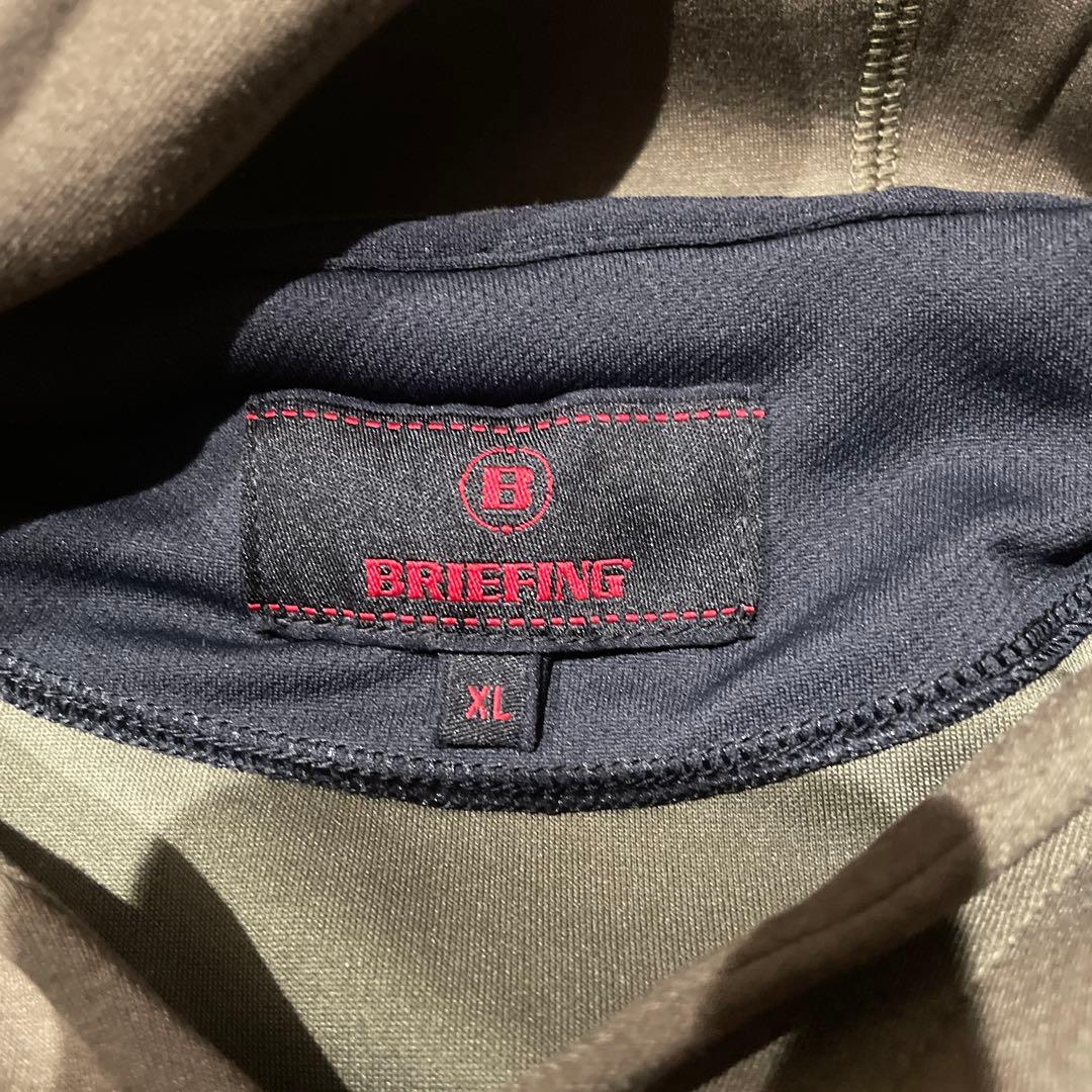 BRIEFING パーカーXL オリーブグリーン