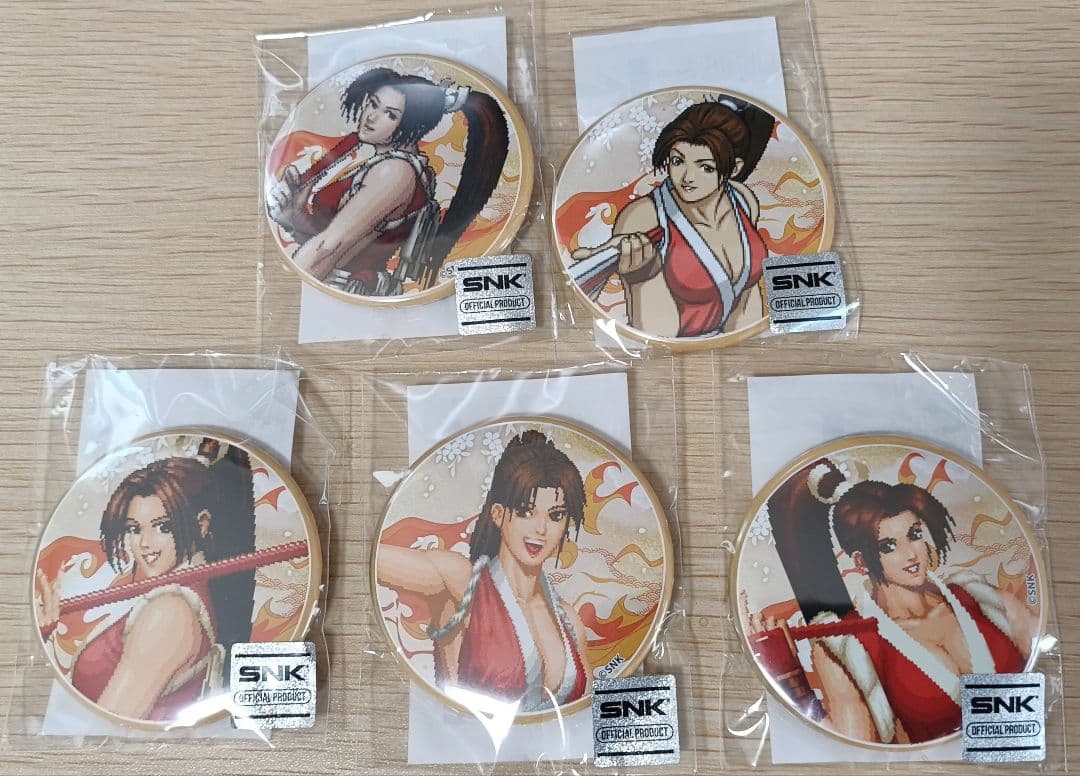 不知火舞　アクリルスタンド　缶バッジ　くじコレ　KOF　SNK　未開封