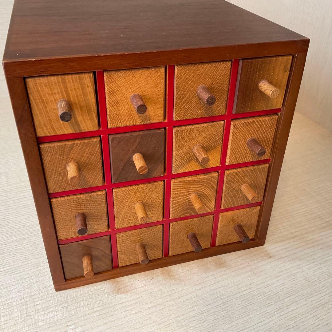 匠工芸　旭川家具　イライラBOX 小物入れ　無垢材