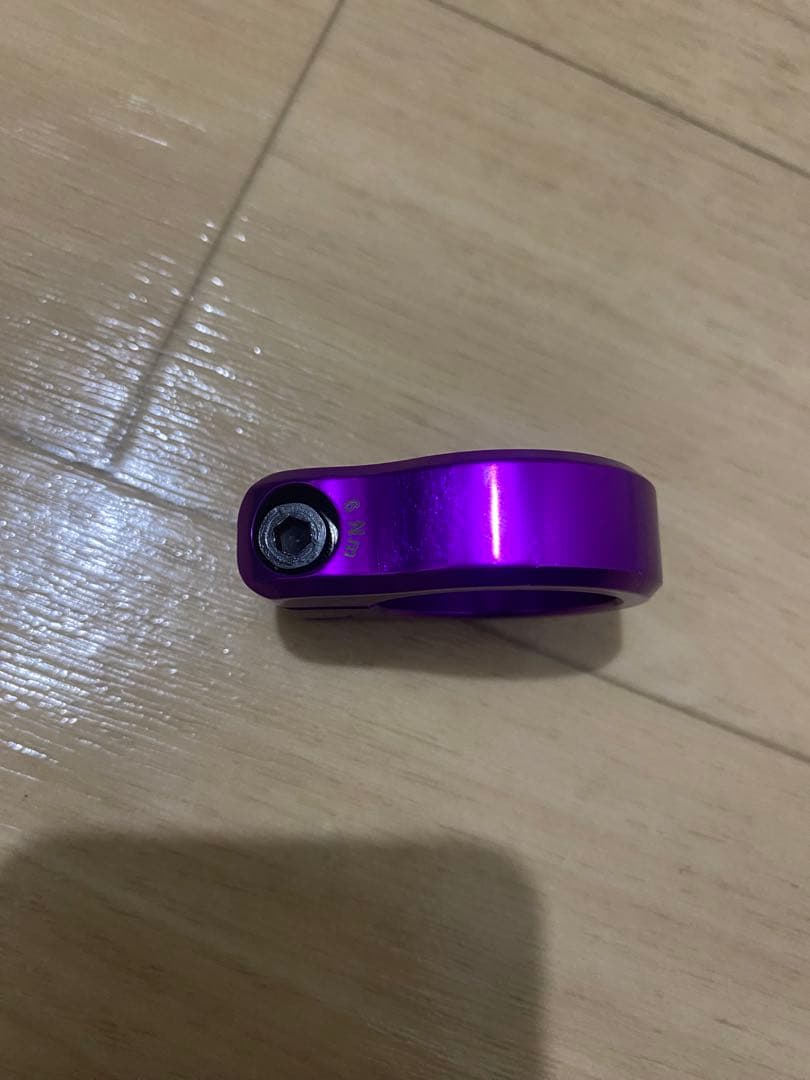 【完売品パープル30mm】フィルウッド シートクランプ ピスト 競輪 ブルーラグ