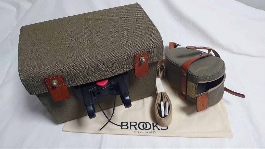 Brooks ハンドルバーバッグ & サドルバッグ セット