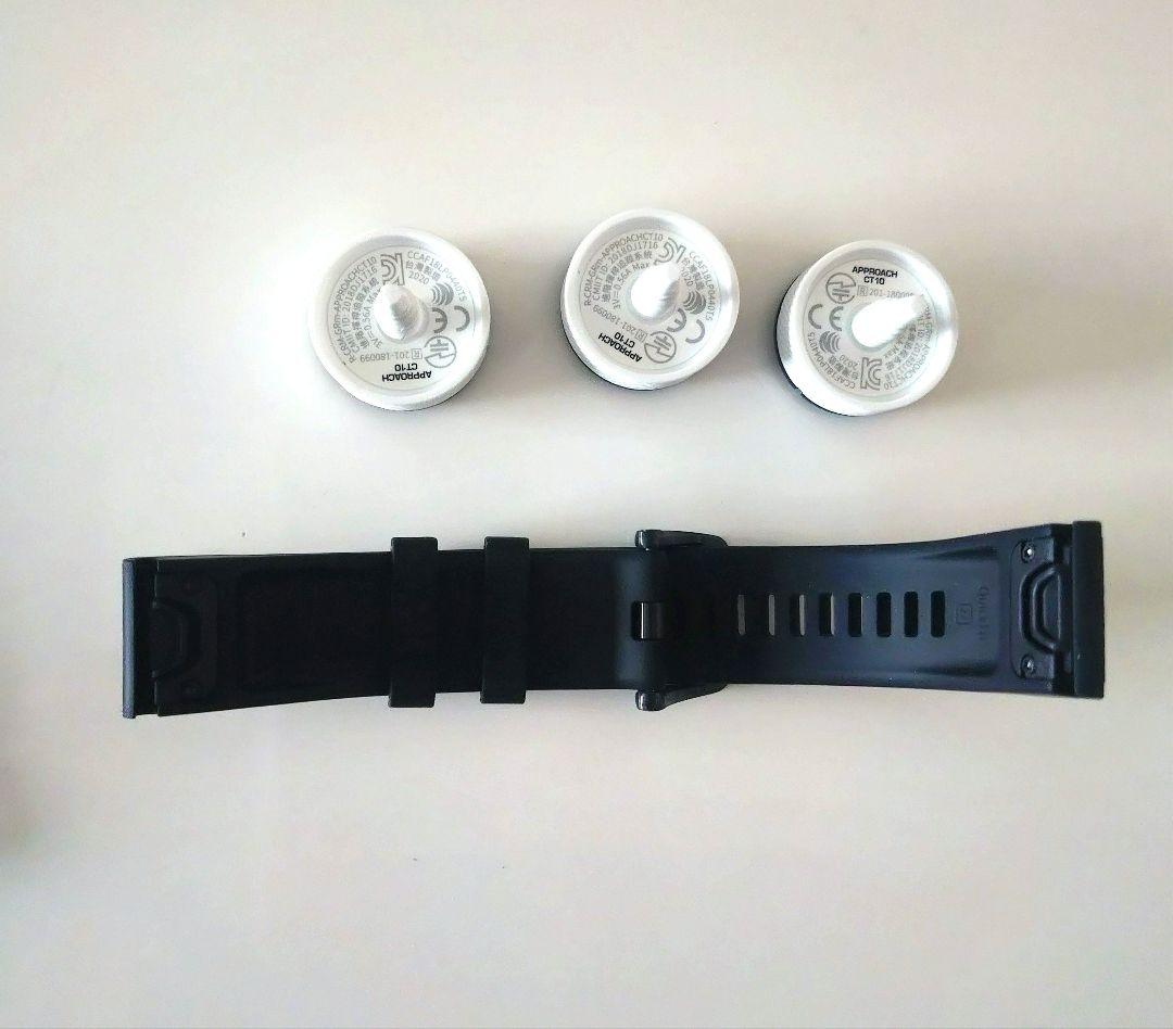 Garmin Approach CT10×3個 とs62純正シリコンベルト
