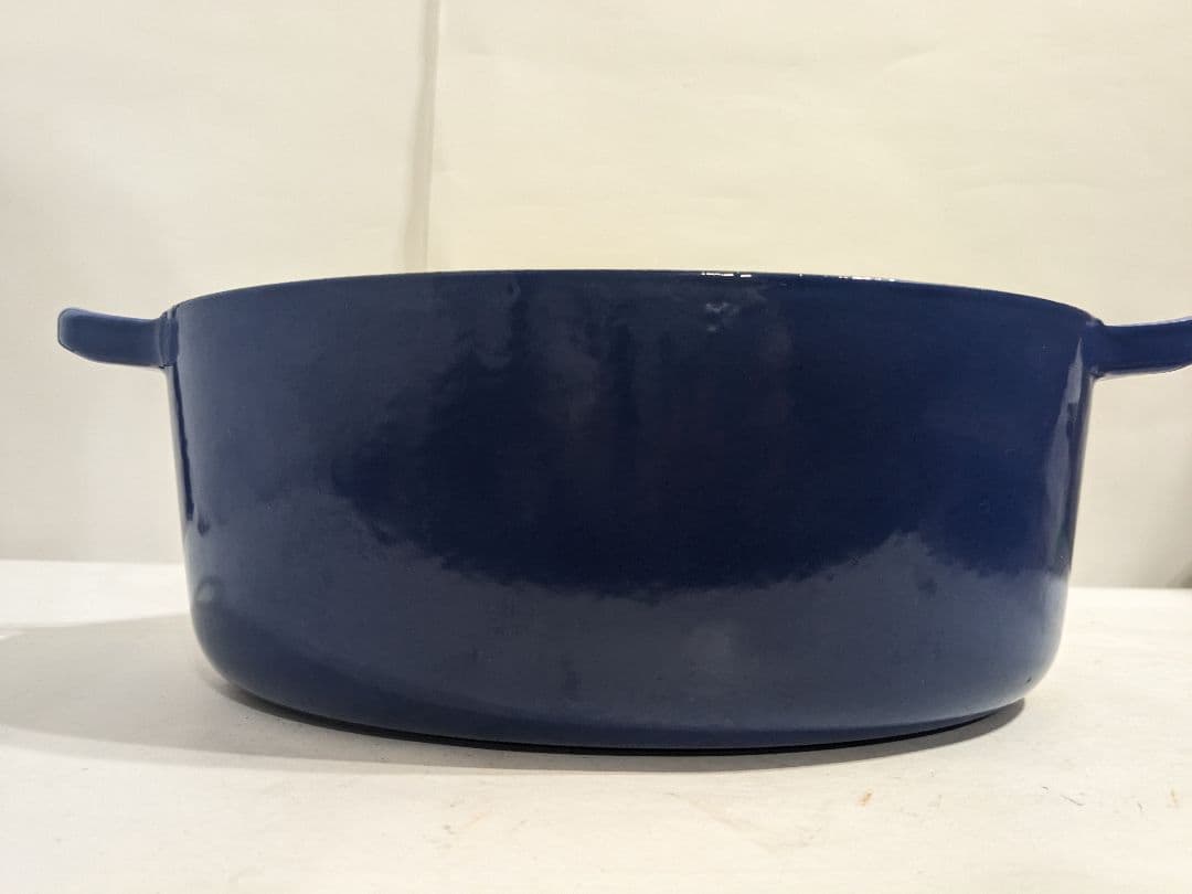 ル・クルーゼ　Le　Creuset　オーバル　ブルー　25cm