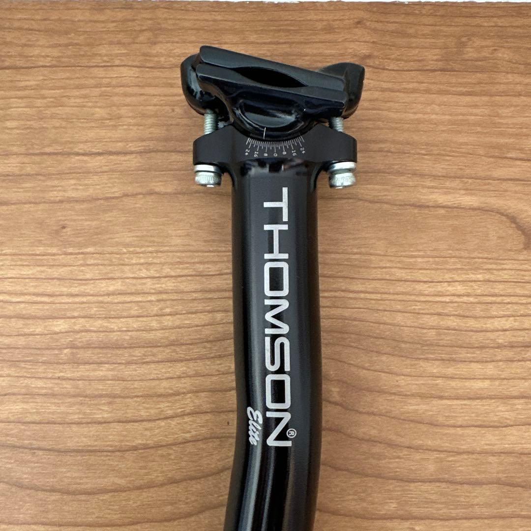 【美品】THOMSON SP-E101-SB シートポスト 27.2x330mm