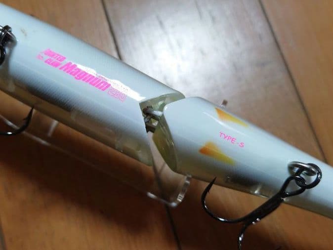 美品 ガンクラフト 鮎邪 ジョインテッドクロー マグナム 230 チャート