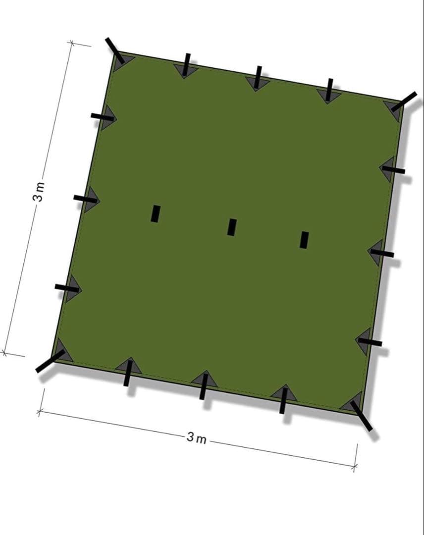 ddタープ 3×3