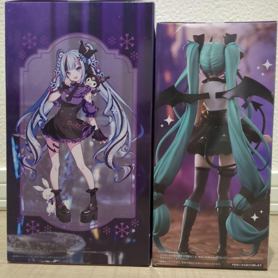 雪ミク×クロミ 初音ミク×ラスカル 悪魔 フィギュアセット