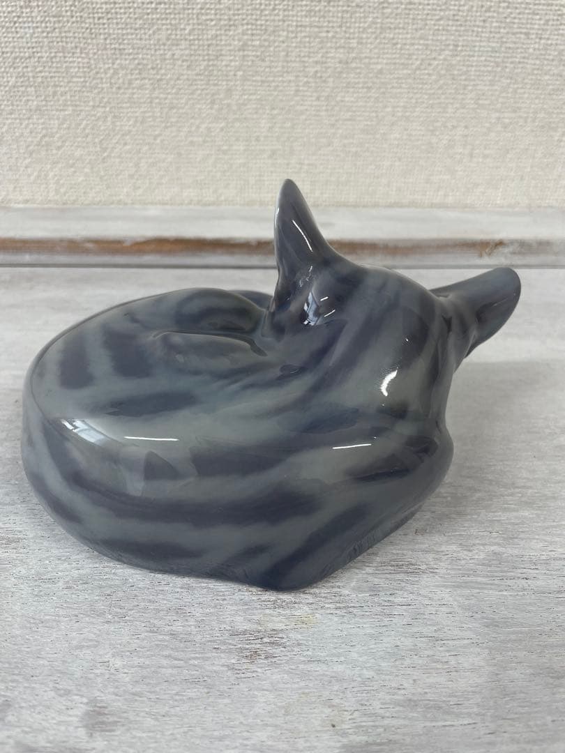 最終お値下げ　希少ロイヤルコペンハーゲン フィギュリン ねむり猫