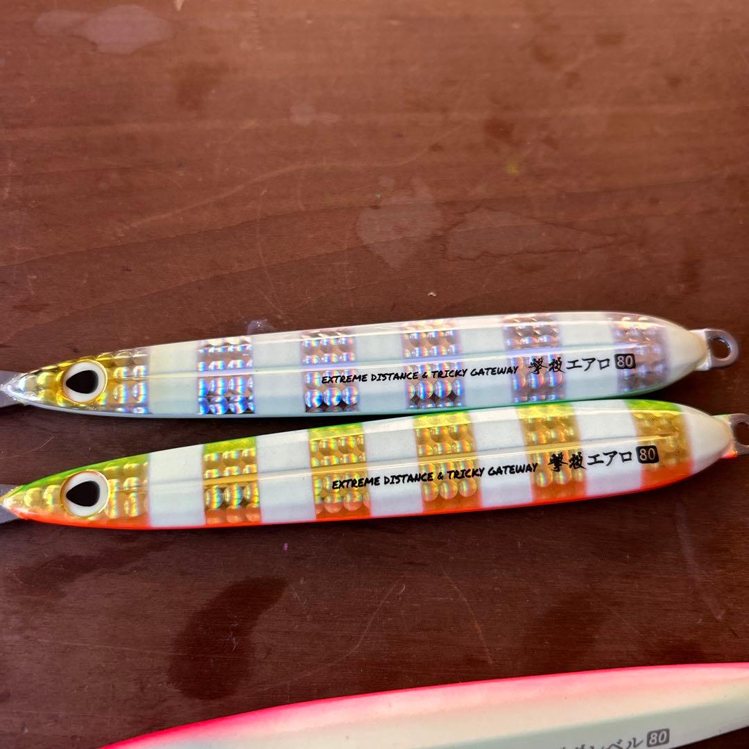 【未使用品】撃投ジグ85g 撃投ストライク85g 撃投レベル80g