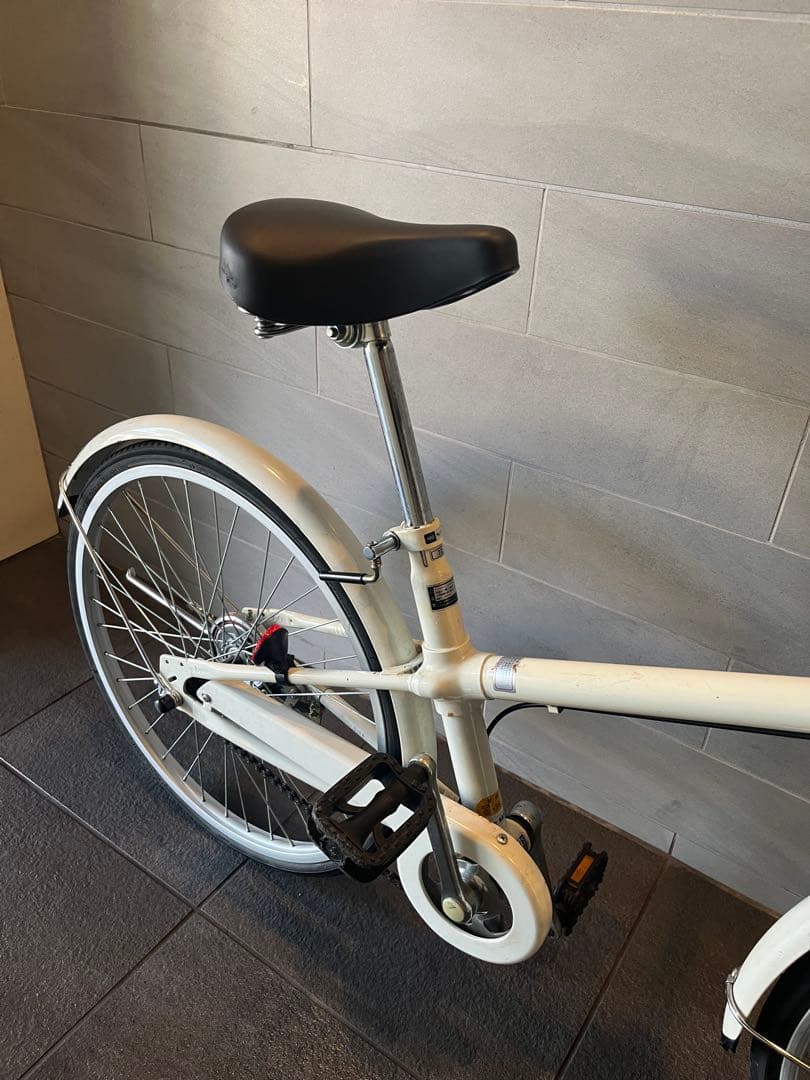 【東京近郊受渡し希望】22インチ自転車　オートライト シングルギア 前カゴ付き