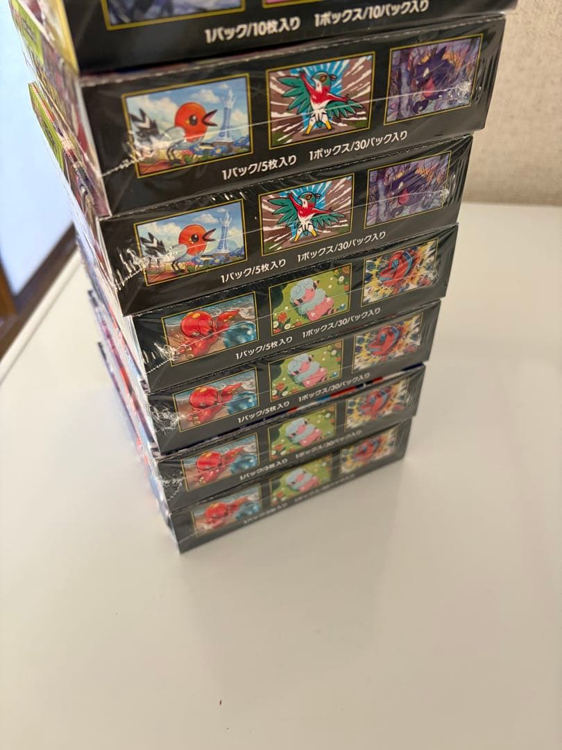 ポケモンカード　ワンオーナー品　シュリンク付き新品未開封ボックスまとめ売り8箱