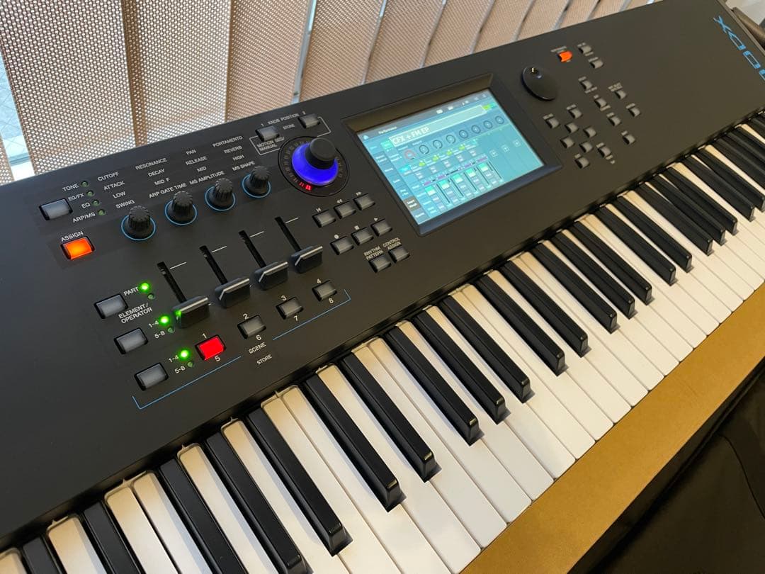 YAMAHA MODX7 シンセサイザー 本体 純正ソフトケース付