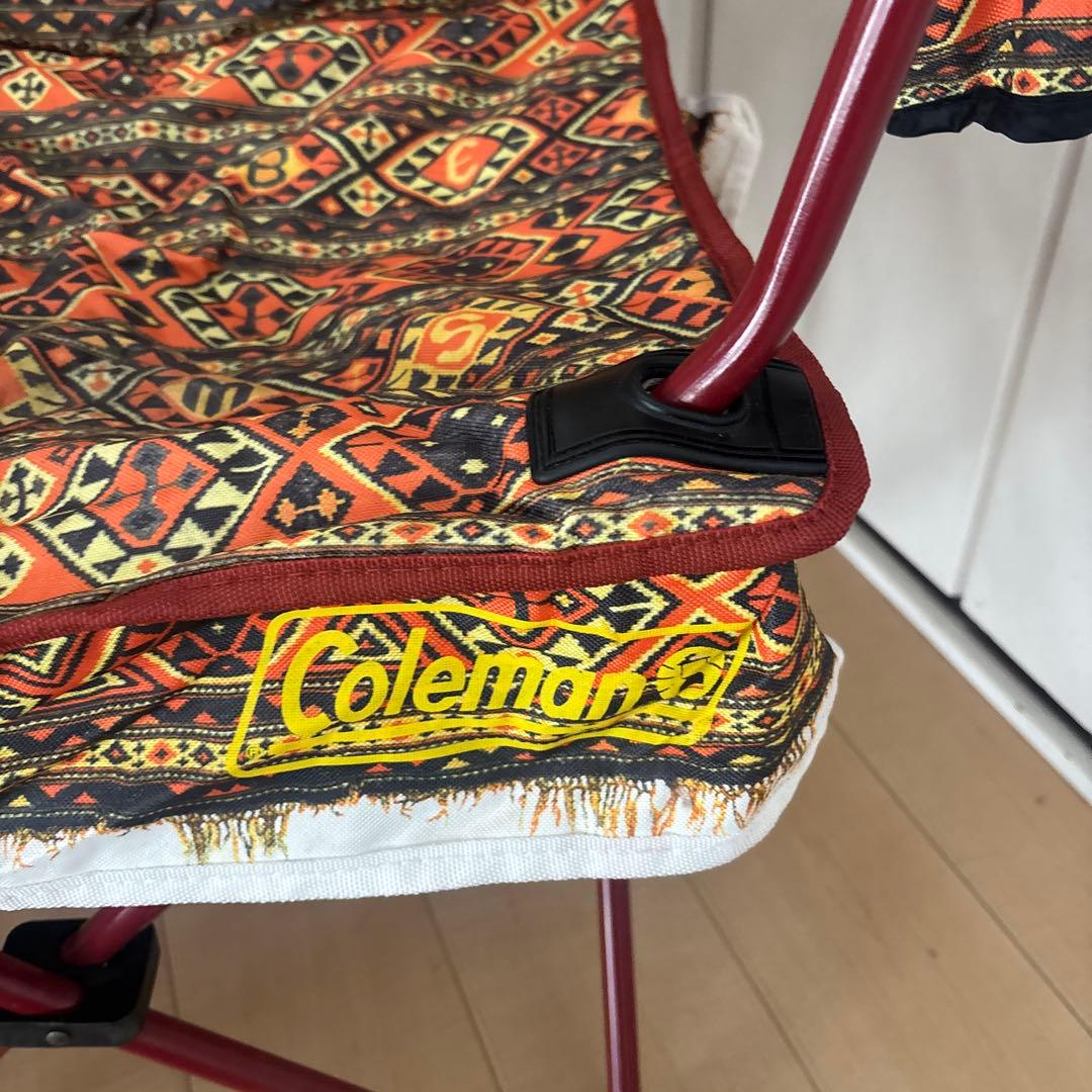 BEAMS × Coleman コラボエスニック柄チェア　キリム　ビームス　椅子