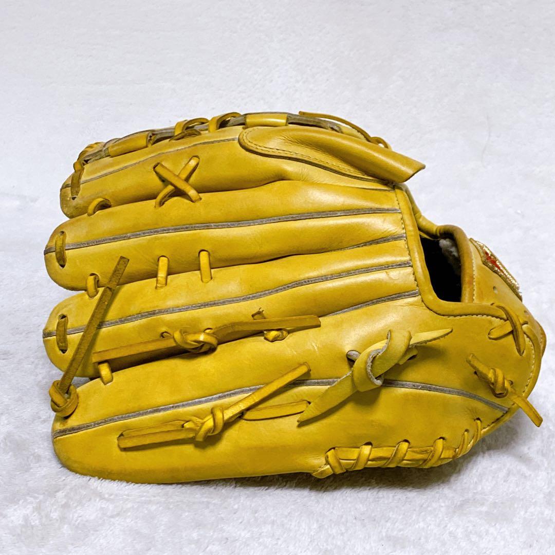 Wilson staff ウィルソンスタッフ　投手用硬式グローブ　イエロー　袋付