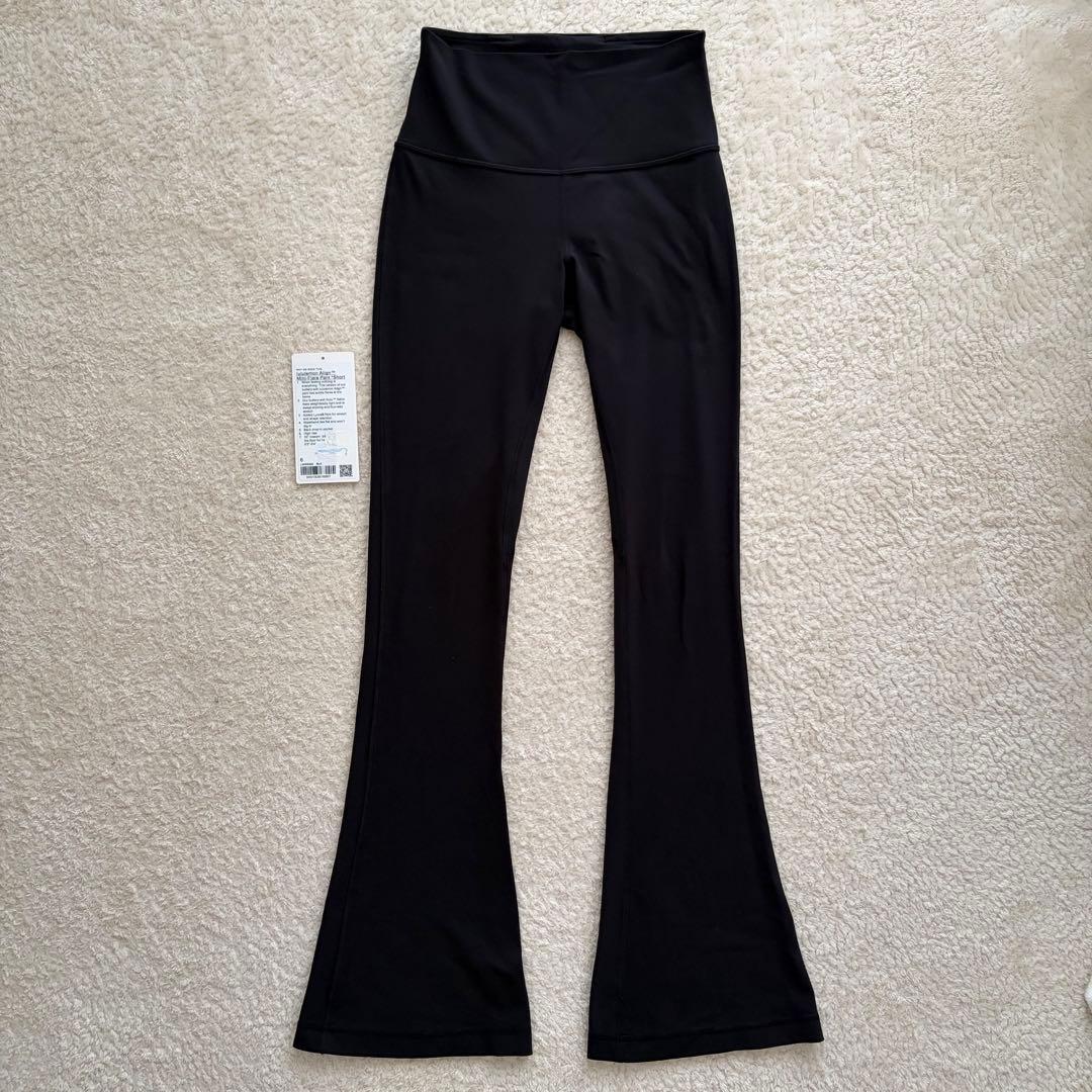 lululemon ルルレモン　フレアパンツ　ブラック