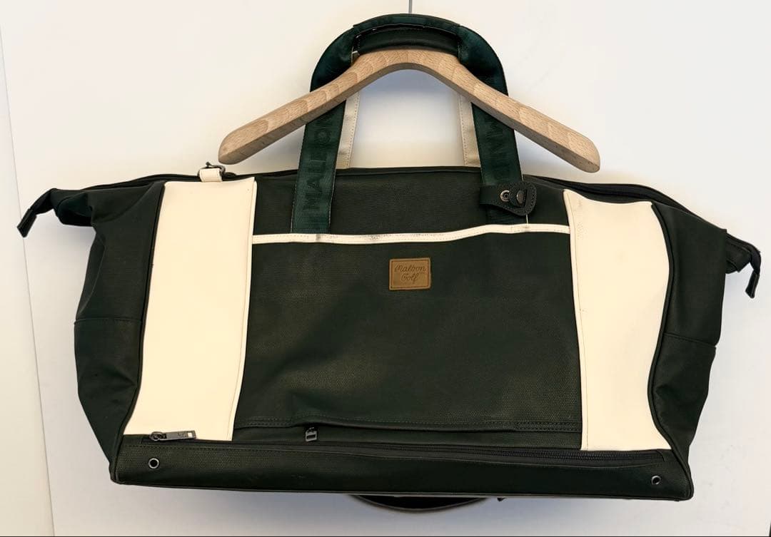 美品 Malbon マルボン ゴルフ ボストンバッグ ゴルフバッグ グリーン