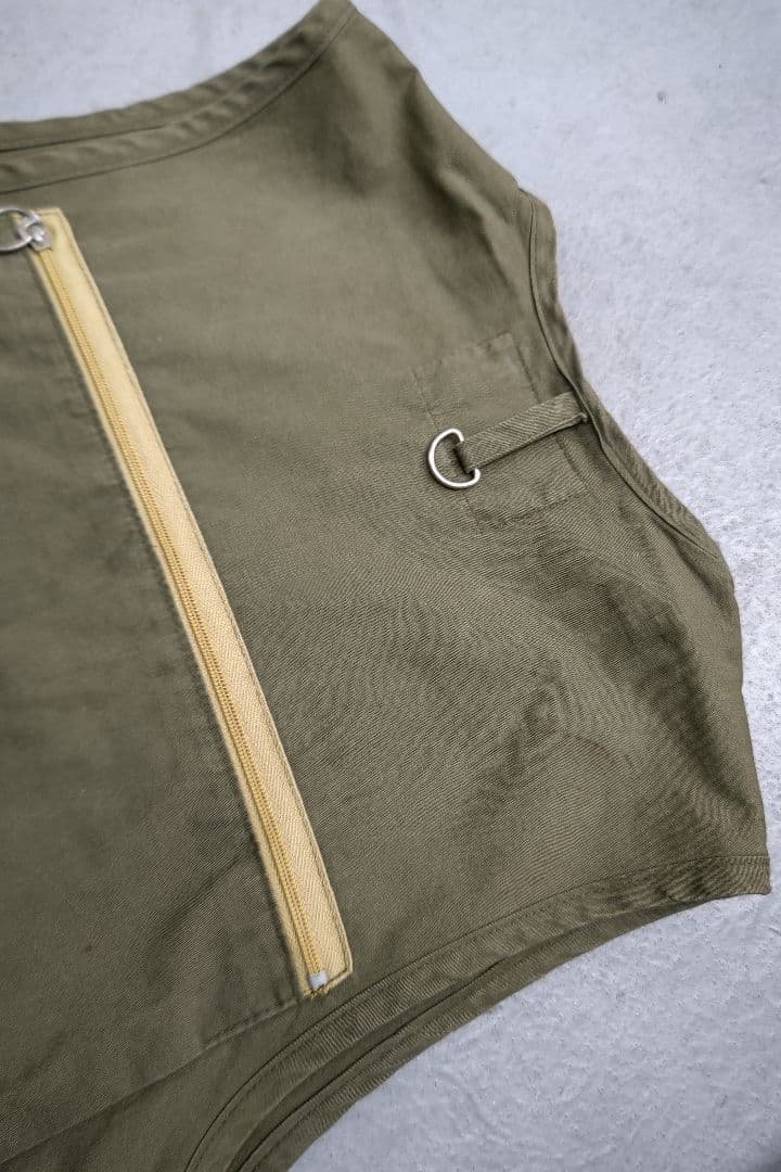 BEAVER／SMITH フライフィッシングベスト オリーブ【M】ヴィンテージ