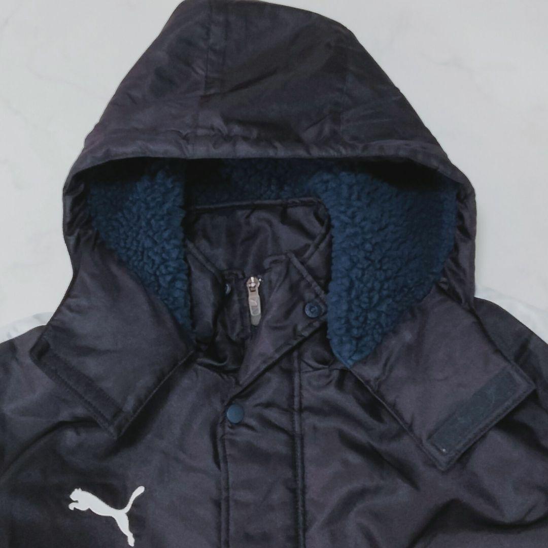 美品　PUMA/プーマ　ボアロングコート　ベンチコート　防風防寒　2XL