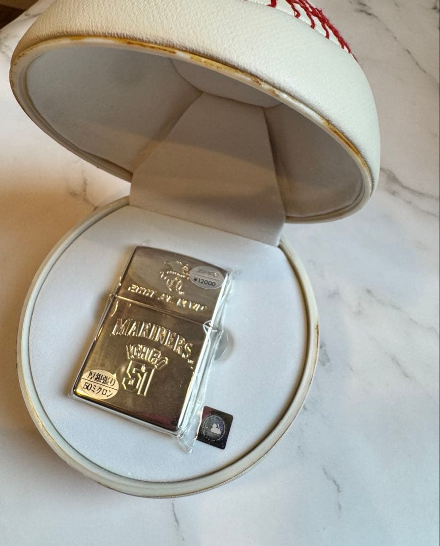 【激レア 新品】ZIPPO イチロー ICHIRO 2001 MVP 記念モデル