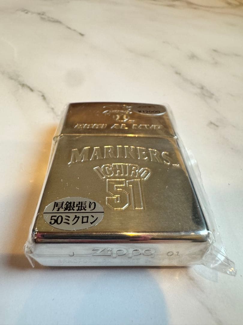 【激レア 新品】ZIPPO イチロー ICHIRO 2001 MVP 記念モデル