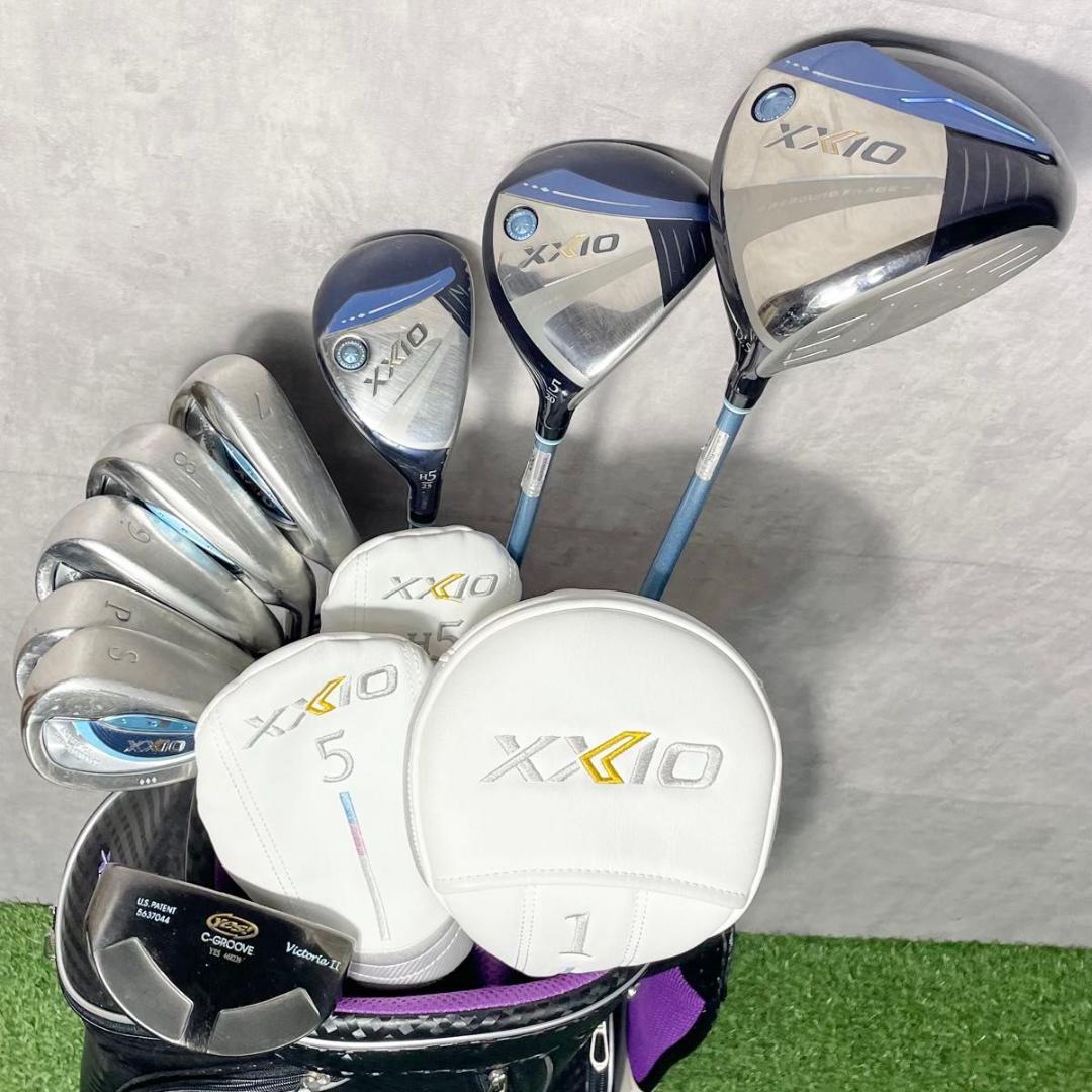 【バッグ新品】ゼクシオ オール13代目 レディース A ゴルフクラブセット 9本