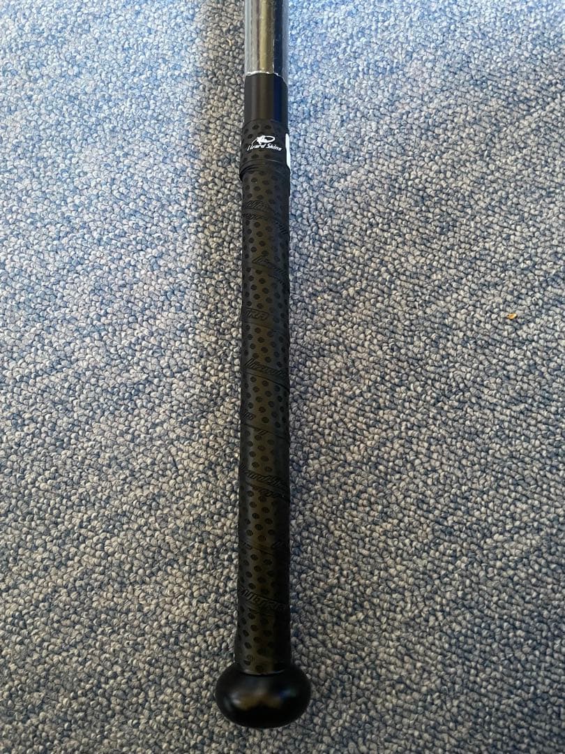 【新品】ノックバット 89cm ラバーグリップ（黒）0.5mm
