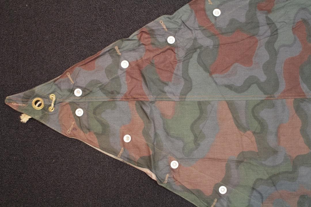 訳あり ノルウェー軍幕 カモ2 ポンチョテントシート 1枚