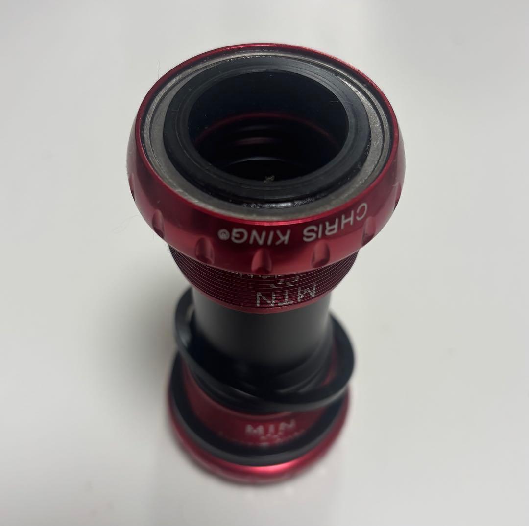 CHRIS KING ボトムブラケット MTB RED