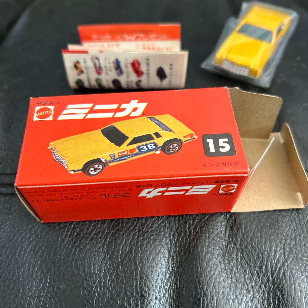 希少 レア マテルのミニカ 15モンテカルロ　当時物　赤箱 未使用