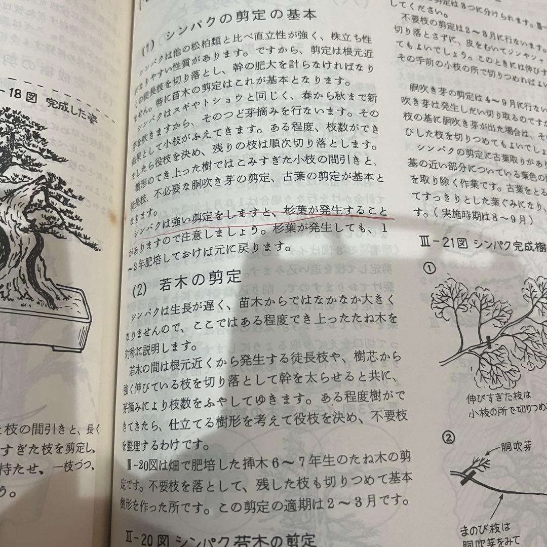 盆栽技能講座 テキスト4冊