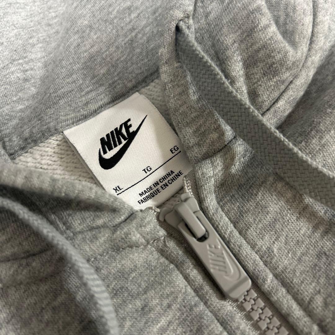 NIKE ナイキ スウェット セットアップ グレー パーカー パンツ 刺繍ロゴ