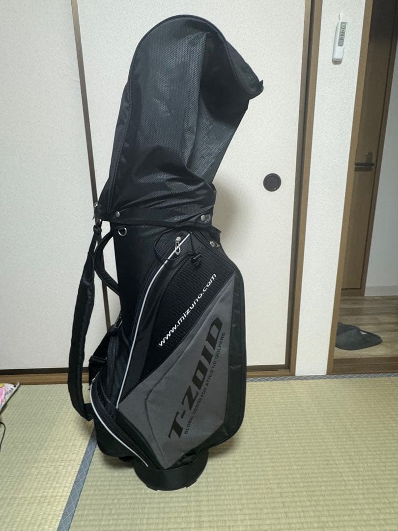 Mizuno T-ZOID ゴルフバッグ 黒✖️グレー