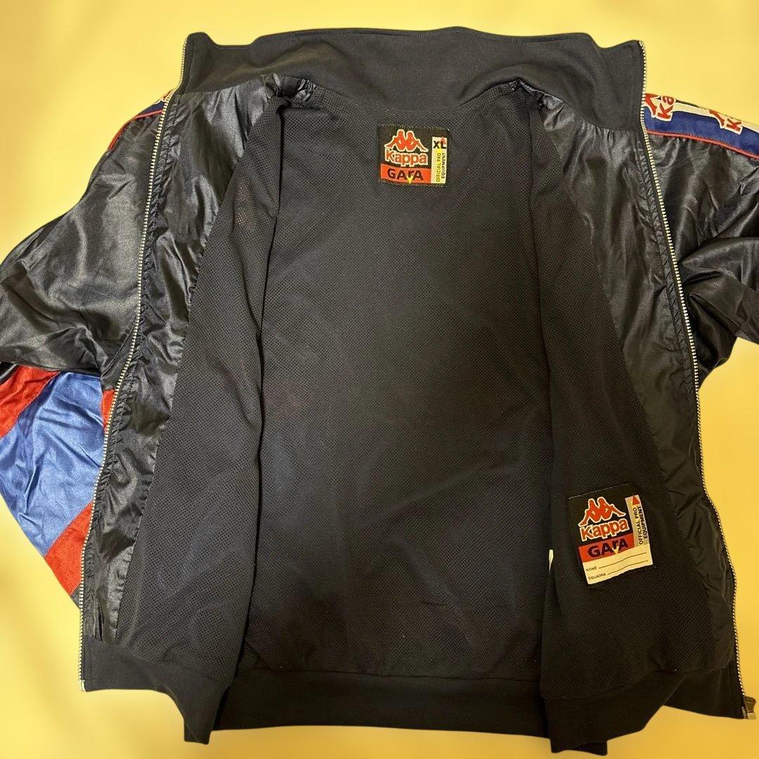Kappa 90' S ナイロンジャケット　FCバルセロナ チームロゴワッペン付