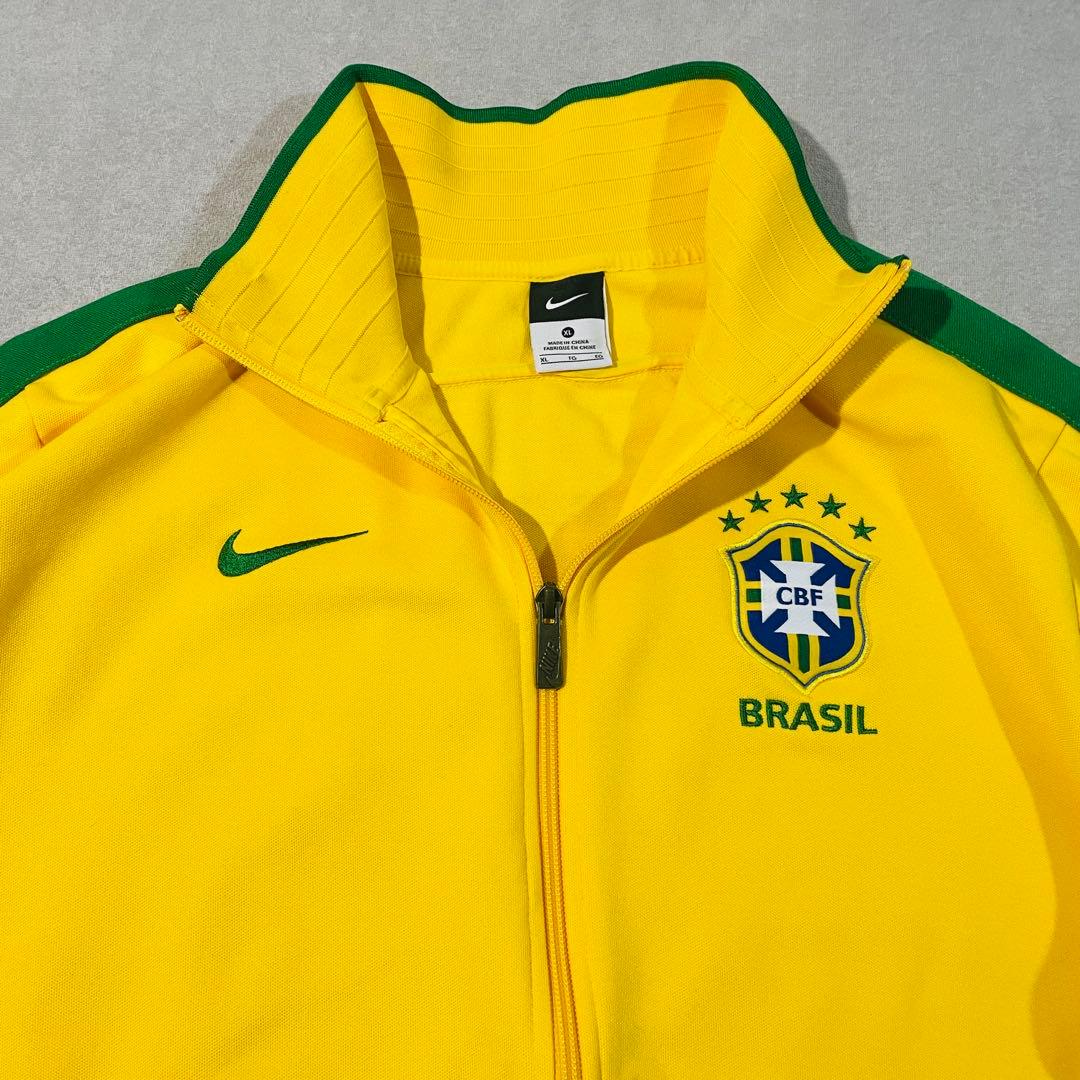 【XLサイズ】ナイキ13-14ブラジル代表オフィシャルトラックジャケット