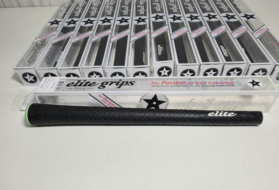 ゴルフグリップ13本　Elite grips ブラック エリート