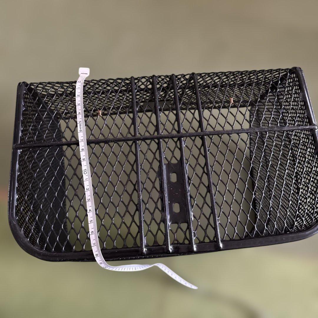 BRIDGESTONE メッシュバスケット 自転車前カゴブラック