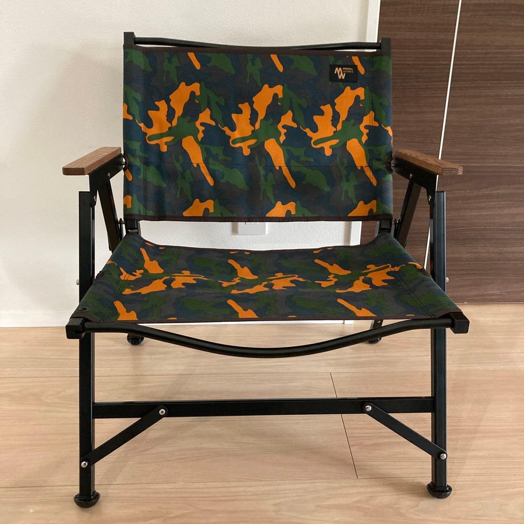 ミニマルワークス　チェア　life chair B 迷彩　カモフ柄　折りたたみ