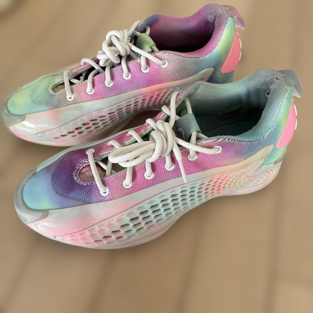 【お値下げ❣️】adidas ae1 26センチ　マルチカラーバスケットシューズ