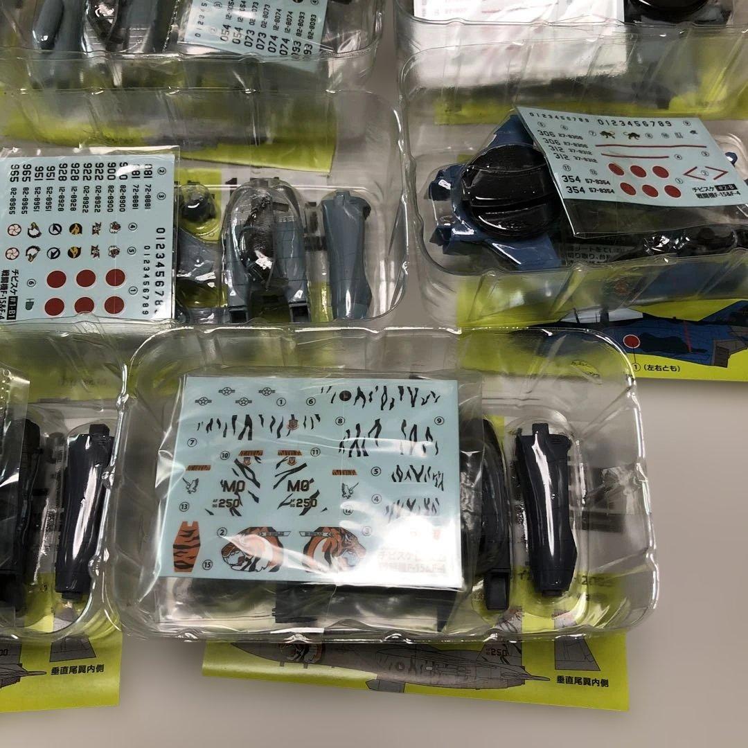 F−toys 海洋堂　チビスケ戦闘機F−15＆F−4の全8機まとめ